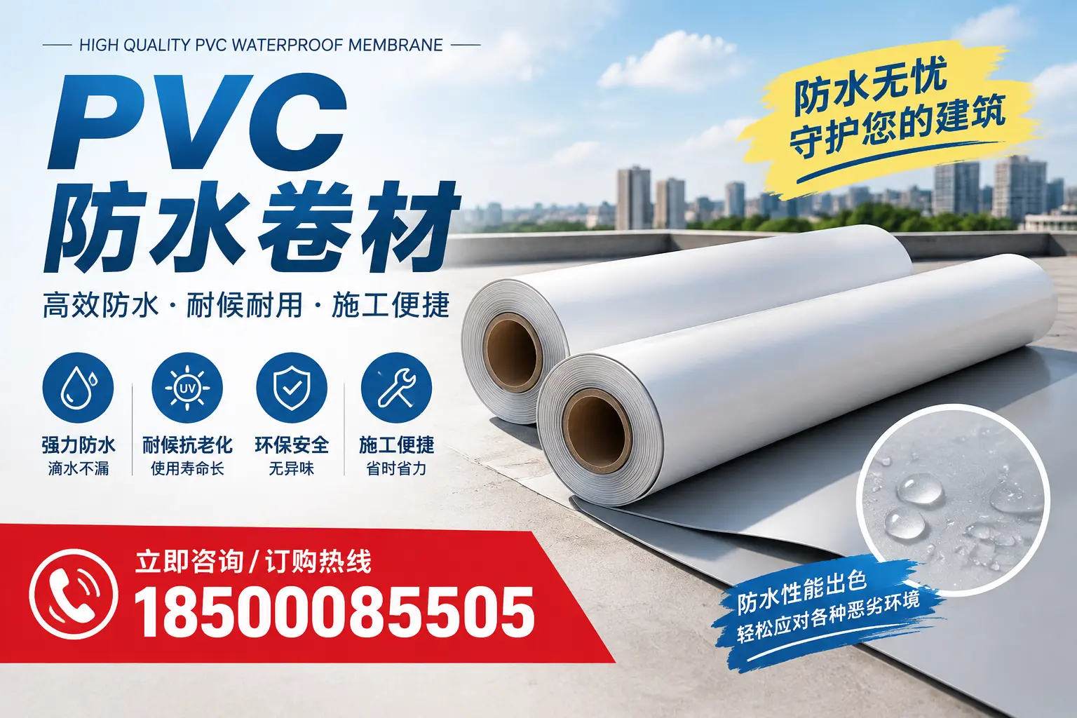 如何正确储存PVC防水卷材?雅安用户的实用建议