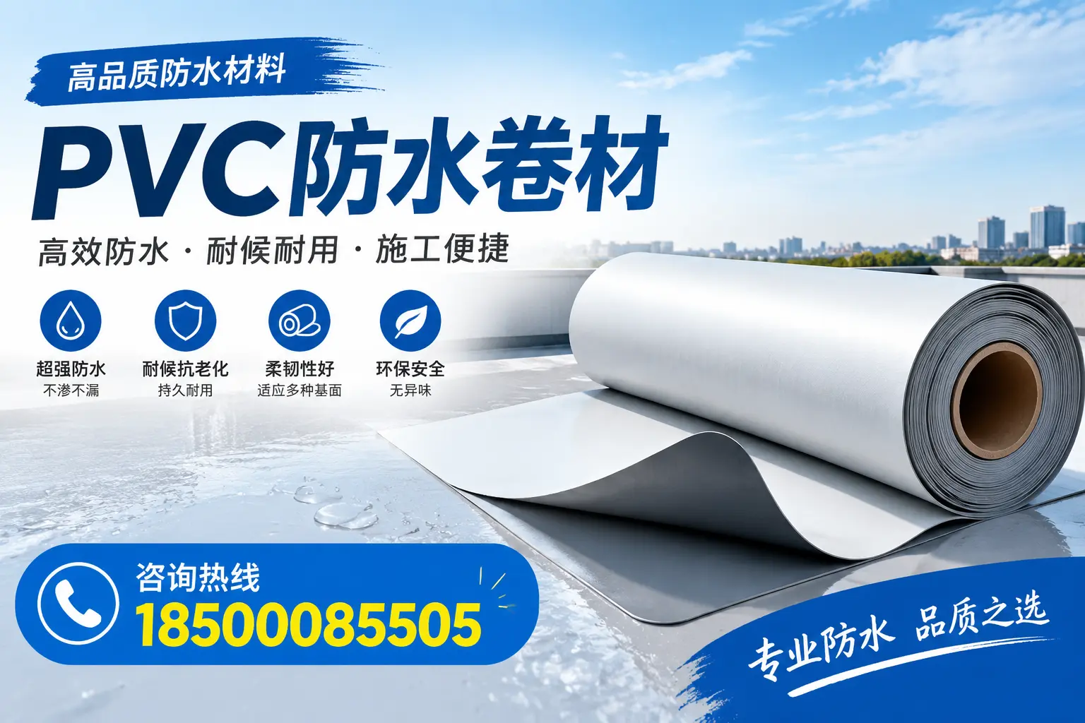 如何在雅安选择合适的pvc防水卷材