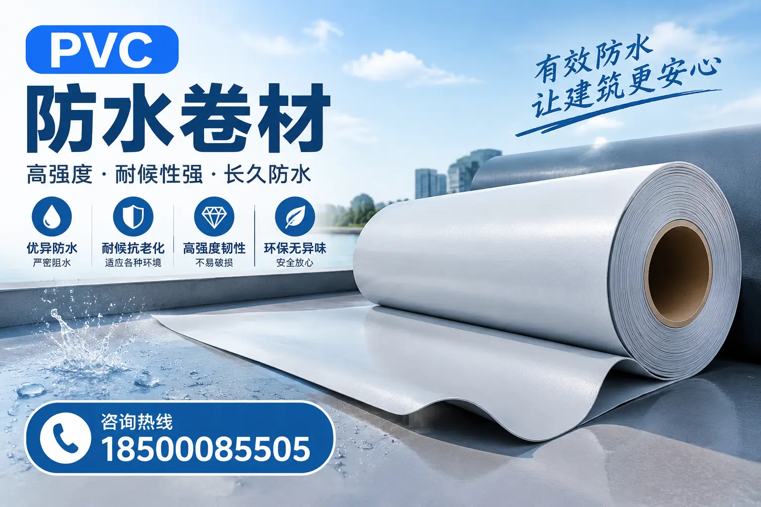 PVC防水卷材的环保特性与可持续发展探讨雅安