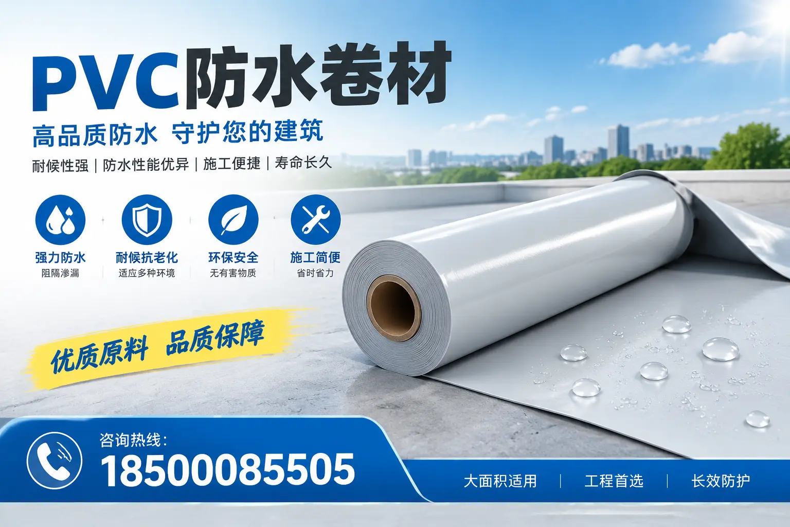 如何选择适合的PVC防水卷材厚度,特别是在雅安的需求
